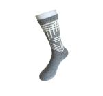 Cushion Cotton custom Logo, design Sport Grey Socks