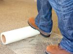 Reverse Wound Transparent Color Carpet Protective Film 60mic * 60cm * 50m