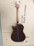 Free shipping dreadnought customize guitar cut-away AAAA all solid single cut