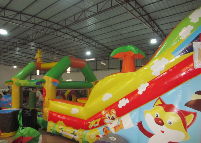 Giraffe animals inflatable obstacle courses cute deer theme obstacle courses inflatable athletics sport games courses