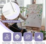 70x100cm Large Stretched Canvases For Painting , Non Toxic Cotton Canvas Panels