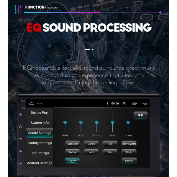 7 Inch Double Din Radio Android Touch Screen WiFi FM Radio MP3 Home Office