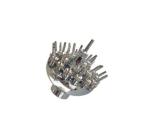 Stainless Steel Ajustable Blossom Water Fountain Nozzles For Garden Fountains /