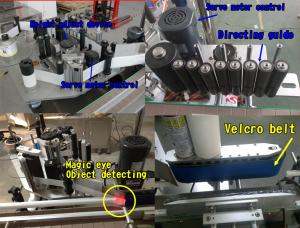 Wholesale CE Sticker Labeling Machine , Cosmetic Bottle Labelling Machine For Self Adhesive Labels from china suppliers