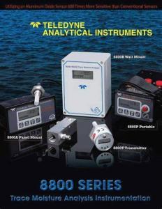 China Trace Teledyne Analytical Instruments , 8800p Teledyne Gas Moisture Analyzer on sale