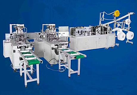 Quality PLC Control N95 Face Mask Making Machine Photoelectric Detection Function for sale