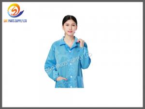Wholesale Heat Resistant SMT Cleanroom Anti Static Products Esd Protective Clothing / Suit from china suppliers