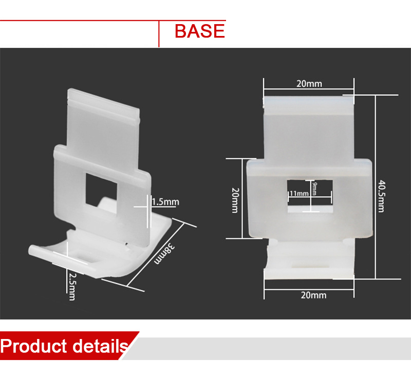 Wedges Floor Wall Tile Leveler Spacers Flat Leveling System Tools