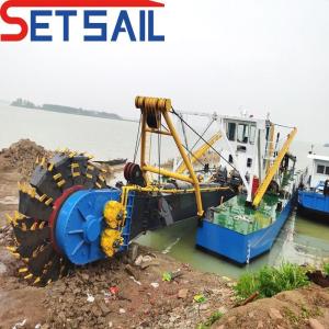 Wholesale Hydraulic Anchor Boom Water Flow 4500m3 Wheel Bucket Dredger for Customer Requirements from china suppliers