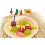 9 inch ODM Round Disposable Wood Plates Bulk Tableware For Barbecue Birthday