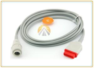 Wholesale GE Round Invasive Blood Pressure Cable 11 Pin To Edwards Medical Grade Material from china suppliers