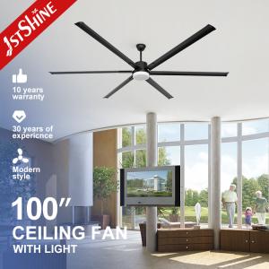 Wholesale Home Hotel Office 100 Inches Ceiling Fan with LED Lamp and Remote Control from 1stshine from china suppliers