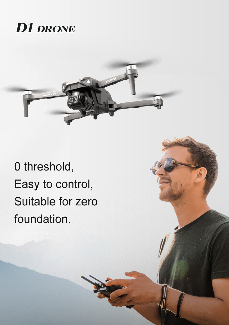 15 Minutes Maximum Flight Time Orange Quadcopter with Brushless Optical Technology and Adjustable Obstacle Avoidance