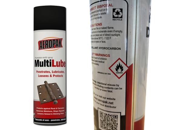 Easy Operation Car Care Products , MultiLube Anti Rust Lubricant Spray APK-8303
