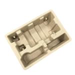 Recycled Paperboard Trays For Packaging Antioil Antistatic Protective