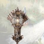 Wall lamp mirror front lamp LED wall lamp courtyard aisle courtyard wall outdoor