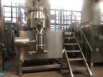 Albumin Powder High Speed Mixer Wet Granulator Machine Buttom / HMI Control