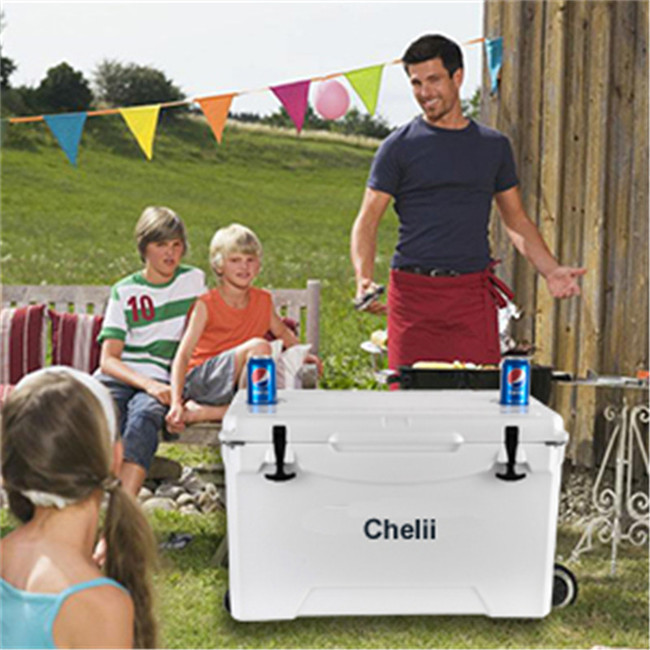 Picnic Beach 50QT Picnic Ice Cooler Box Rotomolded Camping