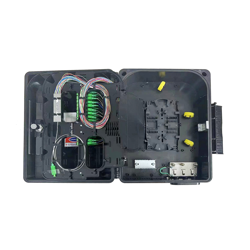 Caja Nap 32cores Box Wall Pole Mountable Fiber Optic Splitter Box FDB0332H for Indoor/Outdoor