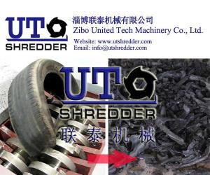 Wholesale Car/truck tyre crushing machine, waste tire shredder, double shaft shredder/used tyre recycling machine from china suppliers