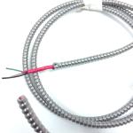 Armored United States Standard Fire Resistant Cable 1424 2x0.5mm with PVC Jacket