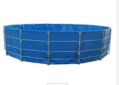 UV Resistant 10000L Round Folded PVC Tarpaulin Fish Tank Fish Pond Plastic Tank