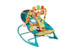 30 Inch Multifunction Infant Rocking Chair With Soft Padding Seat