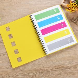 Wholesale PP Material Cover Spiral Bound Notebook Customized Design Promotional Gifts from china suppliers