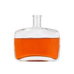 Custom Size Accepted Liquor Square Cube Glass Bottle 200ml 300ml 500ml 750ml