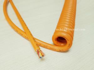 Wholesale UL20255 Cement Equipment TPE Connection Spiral Cable from china suppliers