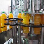 4-In-1 220V 15000BPH food grade Juice Bottle pulp juice Filling Machine