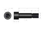 Socket Head 18/8 Stainless Steel Precision Shoulder Screws Hex Socket Head