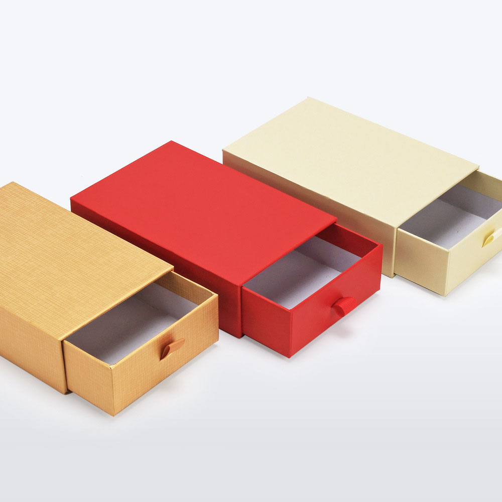 Custom Gift Craft Drawer Packaging Box Carton With Logo Printed Made Of Paperboard