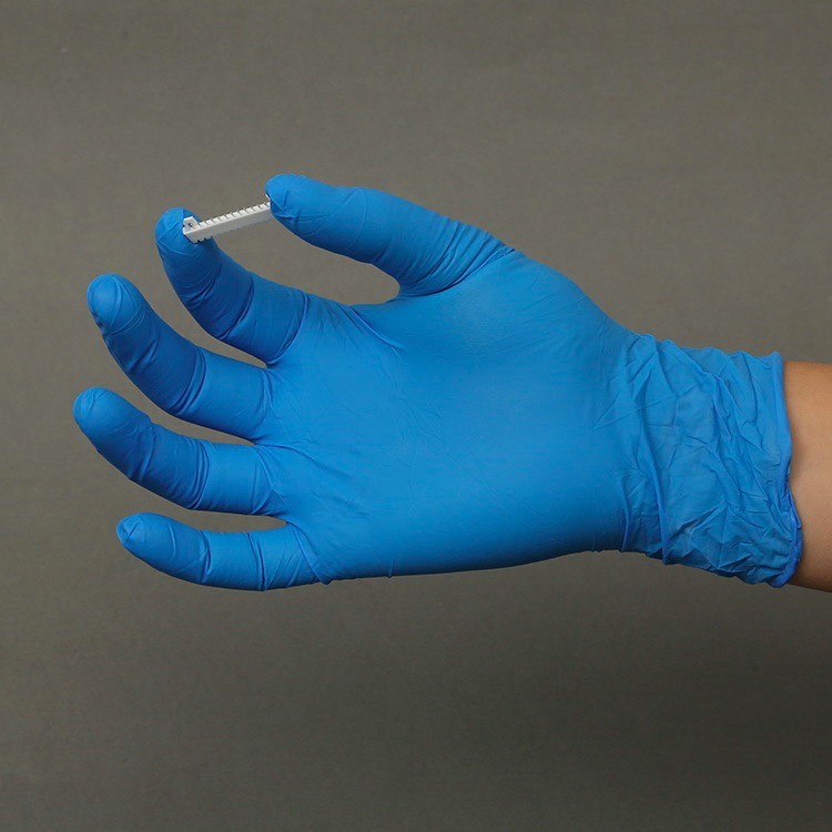 Food Grade Disposable Nitrile Gloves , Flexible Dental Nitrile Examination Gloves