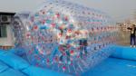 3m Long * 2.4 Dia Red / Green Inflatable Water Toy / Water Rolling Ball For