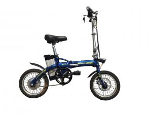 Wholesale 36V 8A Lightweight Folding Electric Bikes , Foldaway Electric Bike Long Range from china suppliers