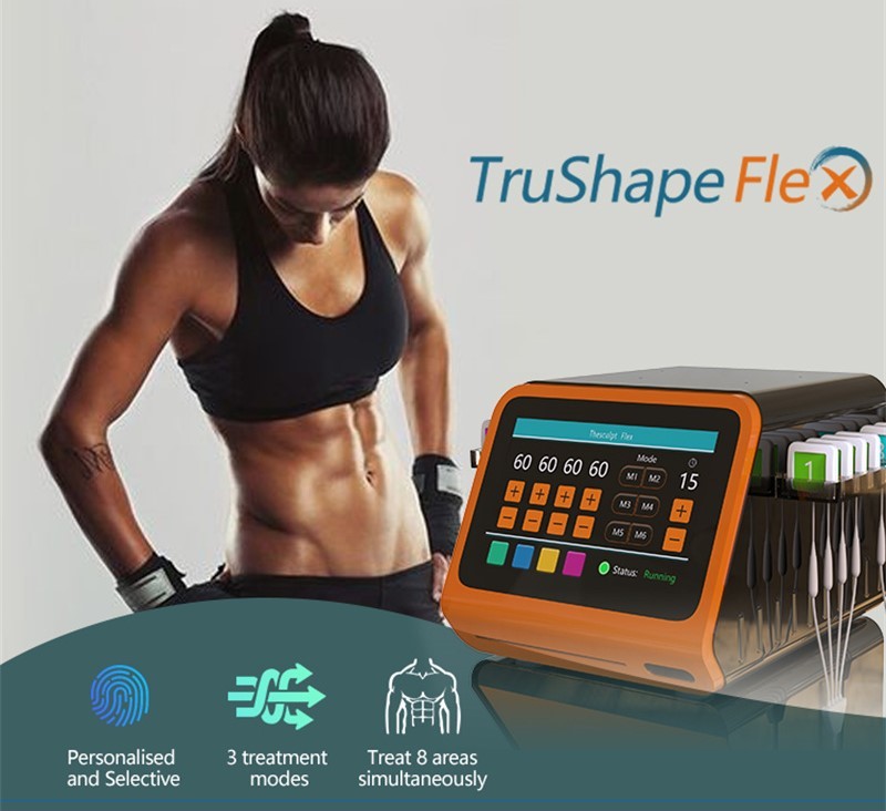 Non Surgical Muscle Sculpting Ems Muscle Stimulation Machine Body Shaping Trusculpt Flex
