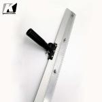 SS304 Sliver Notched Floor Squeegee , Aluminum Alloy Squeegee Knockdown Knife