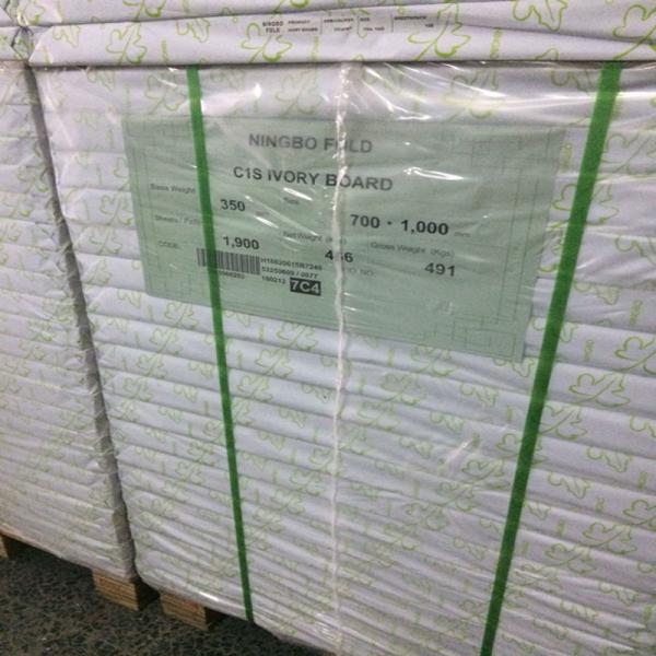 Wood Pulp Ningbo Fold FBB/Ivory Board The Perfect Packaging and Printing