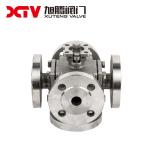 US Stainless Steel Five-Way Flanged Ball Valve with PN1.0-32.0MPa Nominal