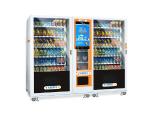 Large Capacity Combo Snacks Drink Vending Machine With Double Tempered Glass