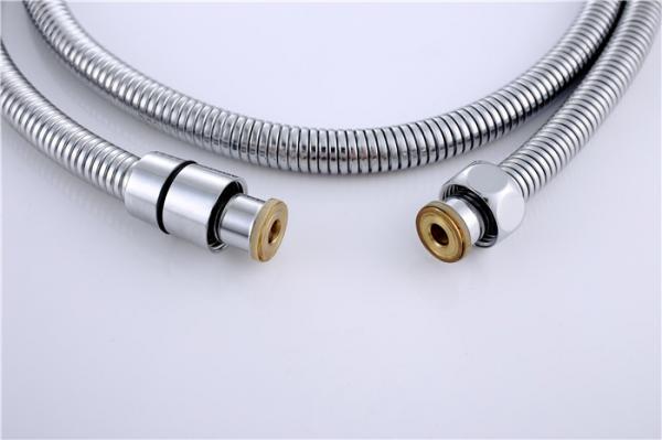 Quality Household Hand Held Shower Hose , Brass Chrome Thermostat Shower Faucet Set for sale