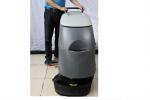 CE Grey Battery Operated Walk Behind Floor Cleaner With Rubber