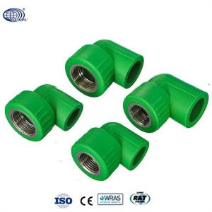 Wholesale Green Color Injection Mold Socket Pipe Accessories With Brass Insert from china suppliers