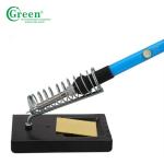 60w Soldering Iron Kit Temperature Adjustable Plastic Aluminum Alloy Green K010