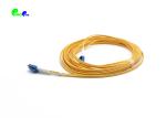 OS2 LC UPC - LC UPC Fiber Patch Cables Duplex 10m G657A2 9 /125 LSZH Yellow IL<0