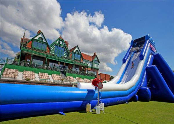 Adult Size Inflatable Giant Slide Wet Dry Colorful Stable Structure Low