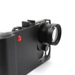 Black Cell Phone Wide Angle Lens 2.0X Super Wide Angle Phone Camera Lens