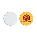 Personalized Sublimation Glass Blanks Sublimation Fridge Magnet Blanks 5*5cm