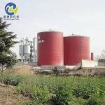 Easy Install Galvanized Steel Silo Spiral Design For Bulk Chemical Storage